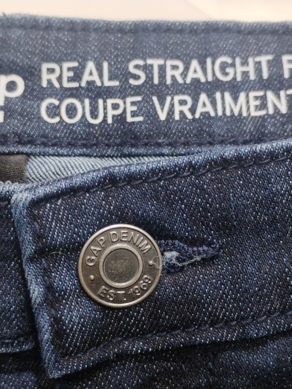 GAP Dark Blue Straight Leg Women's Jeans 14 / 32 - Picture 6 of 9